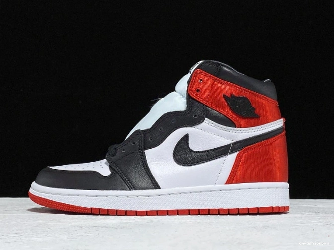 CD0461-016 Air Jordan 1 Toe High Retro Black Satin 1116